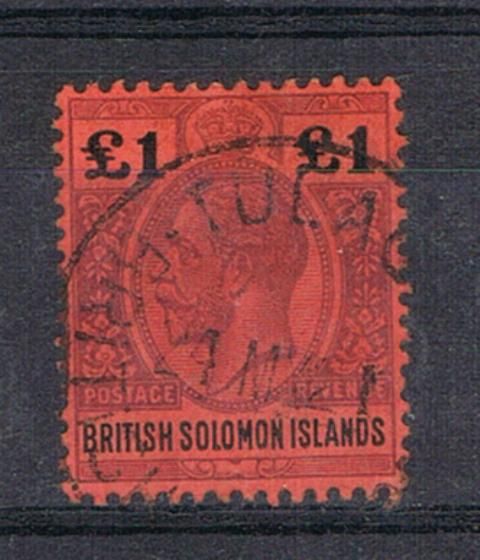 Image of British Solomon Islands/Solomon islands SG 38 FU British Commonwealth Stamp